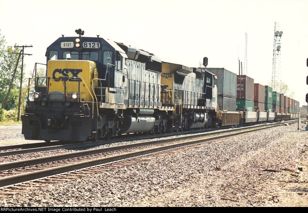 Stack train rolls west